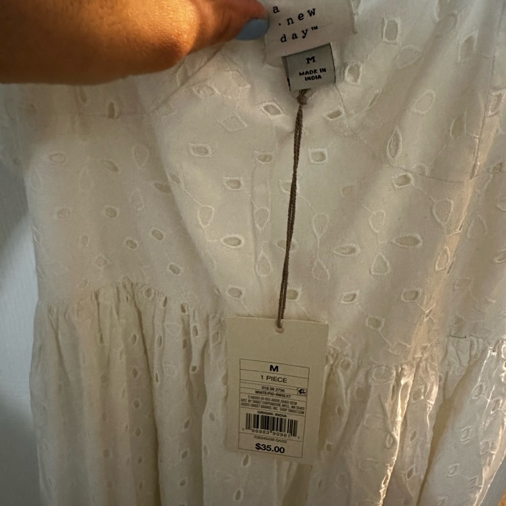 A New Day white eyelet dress